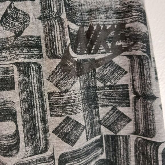 Nike printed Grey black leggings size M - Picture 5 of 8